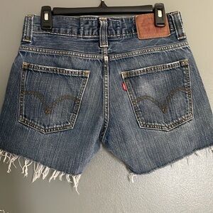 Levi’s Jean shorts.